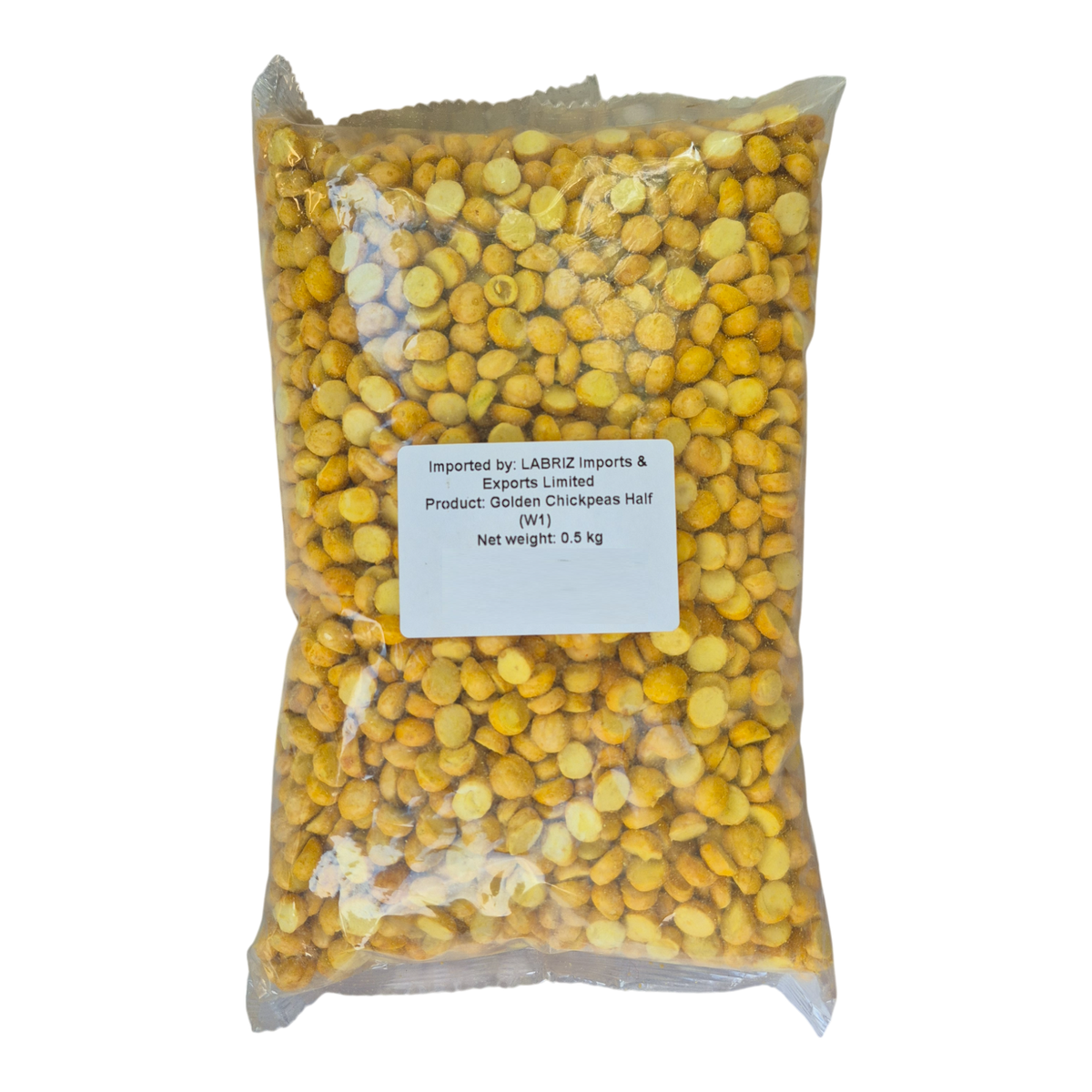 Roasted Chickpeas Halves – Natural Organic Premium-quality + Free sample! – 500 g