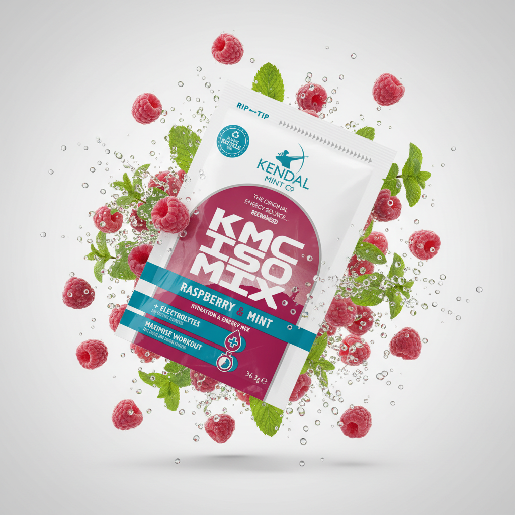 KMC ISO MIX +Electrolytes +Dual-Charge Carbs - Raspberry Mint 90 x 37g