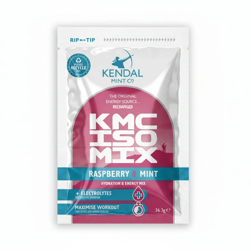 KMC ISO MIX +Electrolytes +Dual-Charge Carbs - Raspberry Mint 90 x 37g