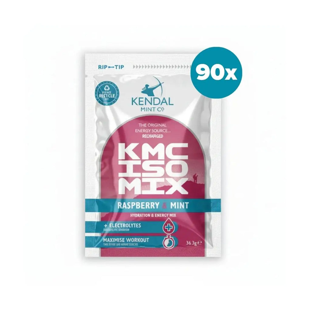 KMC ISO MIX +Electrolytes +Dual-Charge Carbs - Raspberry Mint 90 x 37g